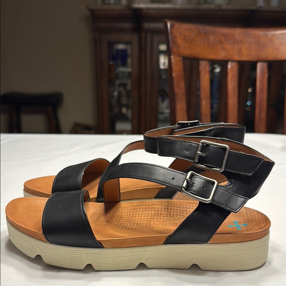 Baretraps Carolyn  Black platform sandals Size 8.5 M - Picture 3 of 7